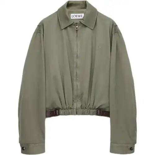 Loewe belted cotton jacket