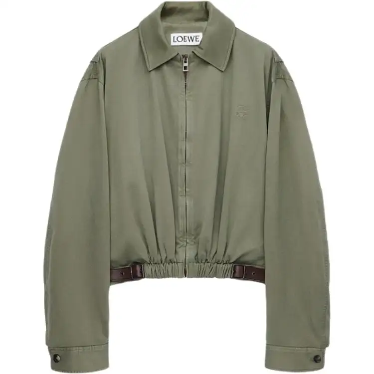 Loewe belted cotton jacket