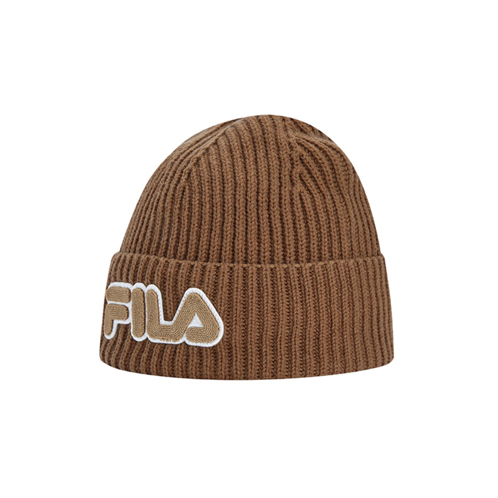 Мужская шапка Fila ORIGINALE (бежевая)