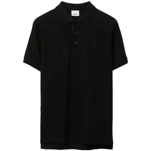 Burberry Monogram Motif Piqué Polo
