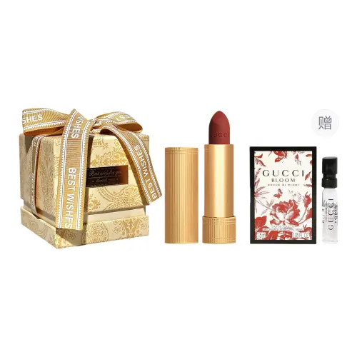 GUCCI Gucci, lipstick, makeup primer, moisturizing set, perfume for professional use, gift box, 3.5g