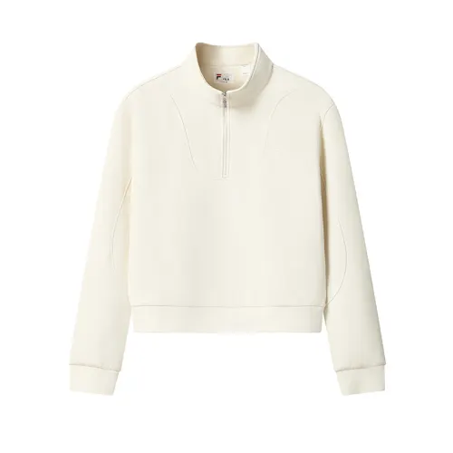 FILA WHITE Sweatshirt Women's Ice Cream White