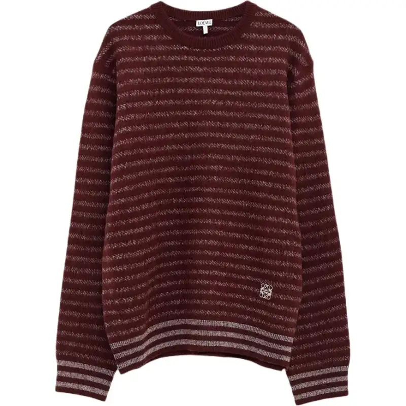 Loewe Blurred Effect Striped Jumper