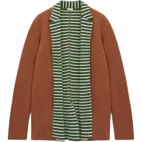 Loewe Single-Breasted Striped Jacket