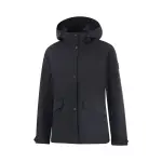 Li Ning Trench Coats Women's Black Hooded Moderate