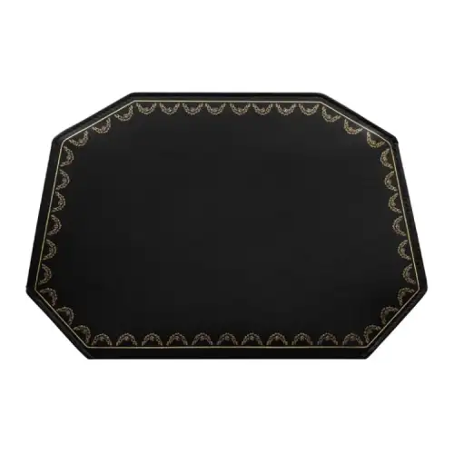 CARTIER Guirlande Calfskin Clutch Small Women's Black