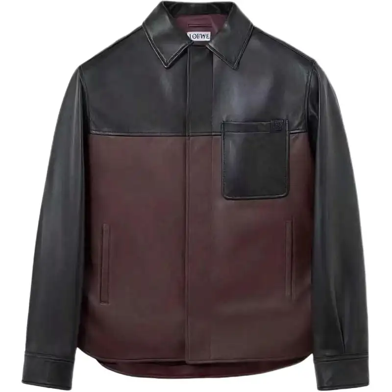 Loewe Two-Toned Leather Overshirt