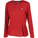 FILA Shirts Women's Red Crew Neck Moderate