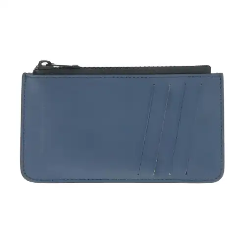 Maison Margiela Leather Wallet Men's Blue Black