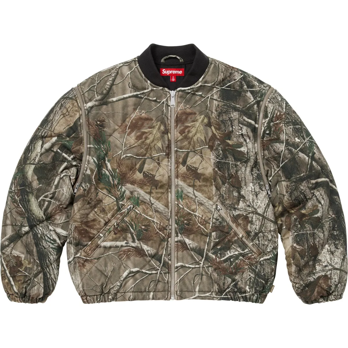 Supreme zip-up bomber jacket