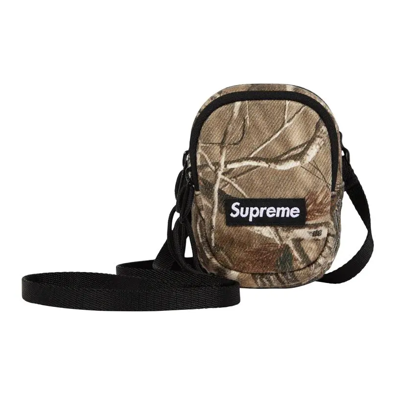 Supreme Denim Crossbody Bag, Shoulder Bag Mini Unisex Brown