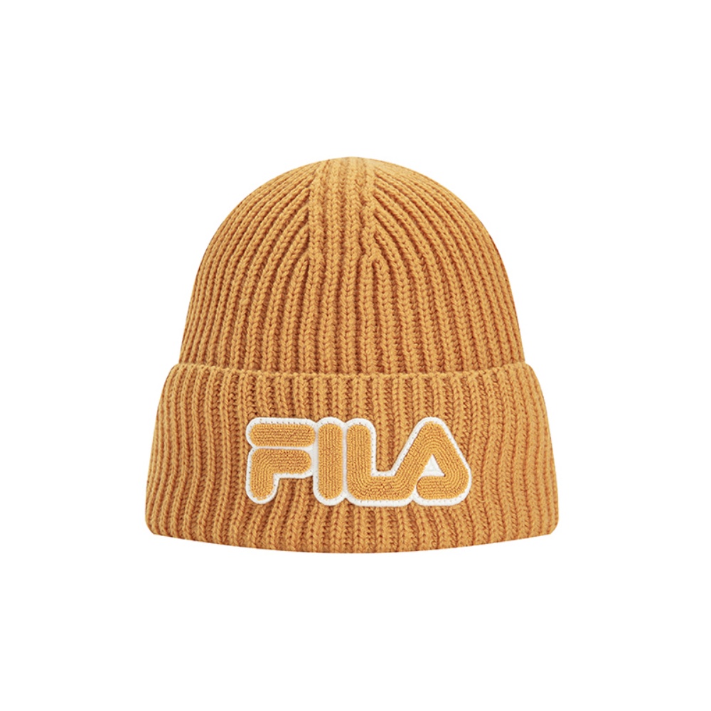 Женская шапка Fila Originale Beanie (коричневая)