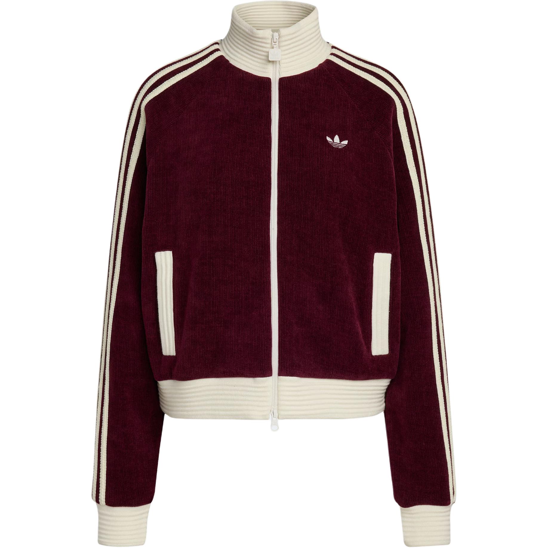 Женская куртка adidas originals TRACK TOP VELOUR KNIT (черная)