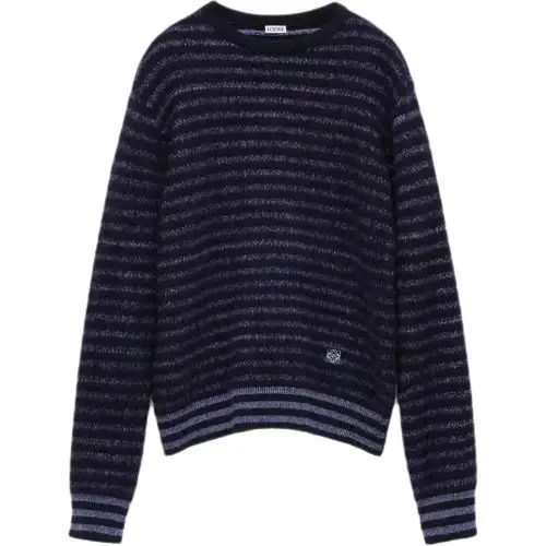 Loewe Blurred Effect Striped Jumper
