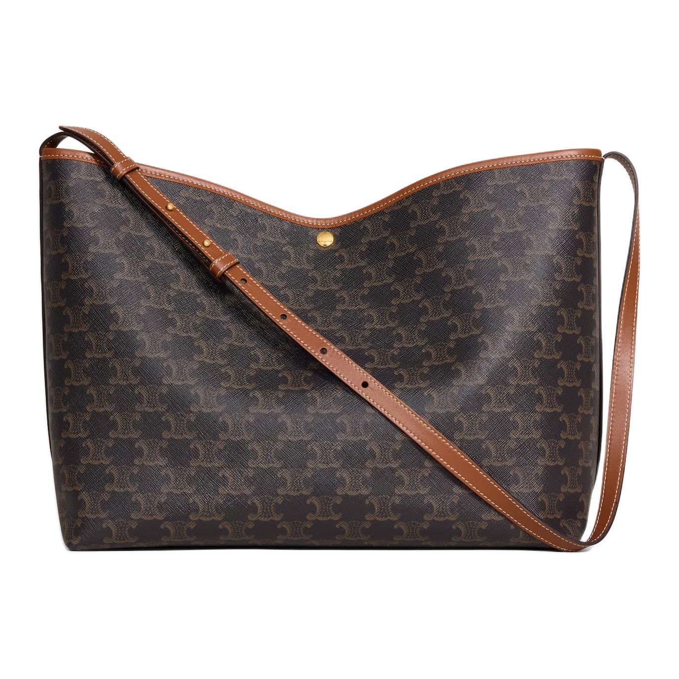 Женская сумка CELINE SOFT SHOPPER (рыжая)