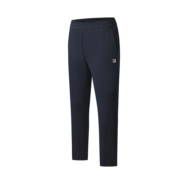 FILA Tennis Classic Minimalist Style Casual Tennis Style Versatile All Fleece Lined Knitted Sweatpants Men's