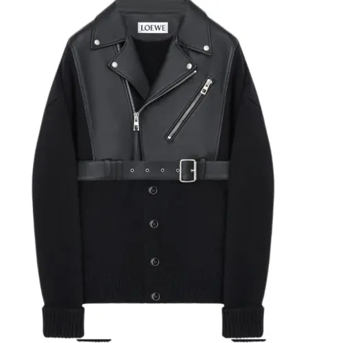LOEWE FW25 Leather Jacket Men's
