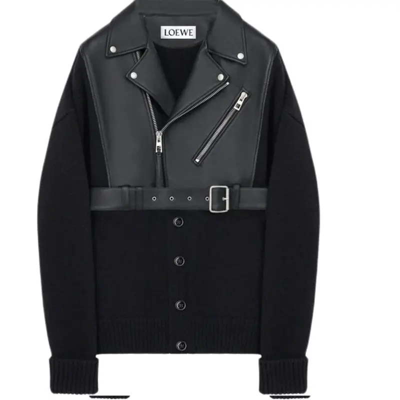 LOEWE FW25 Leather Jacket Men's