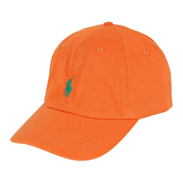 Polo Ralph Lauren Cotton Baseball Caps Unisex Orange