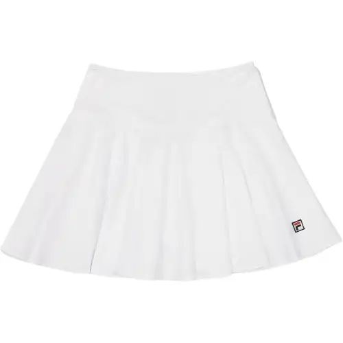 FILA Tennis megaphone, white mini-skirt, with embroidery, with your logo imprint, high waist