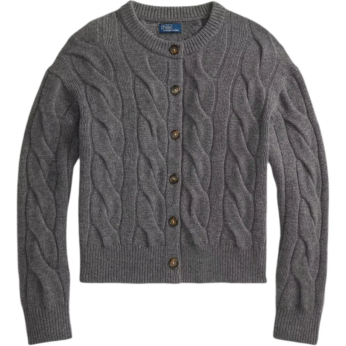 Polo Ralph Lauren Sweater Loose Fit Women's Flannel Heather Gray