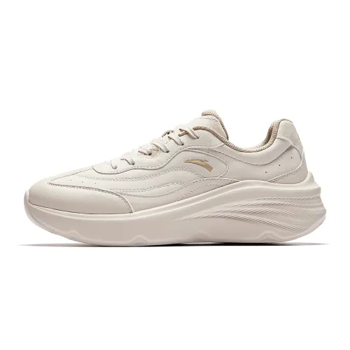 Anta Mambo Cushioning Abrasion Resistant Lightweight Low top Casual Shoes Women's Mud Gray/Earth Plain Gray