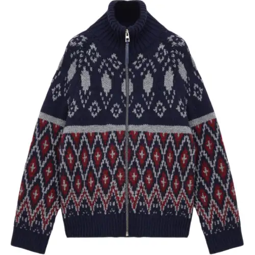 Loewe Geometric Jacquard Cardigan