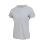 ASICS D.FRESH T Shirts Women's Gray Crew Neck Moderate