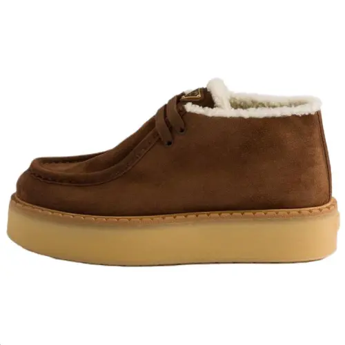 PRADA Snow Boots 5cm Women's Cocoa Brown