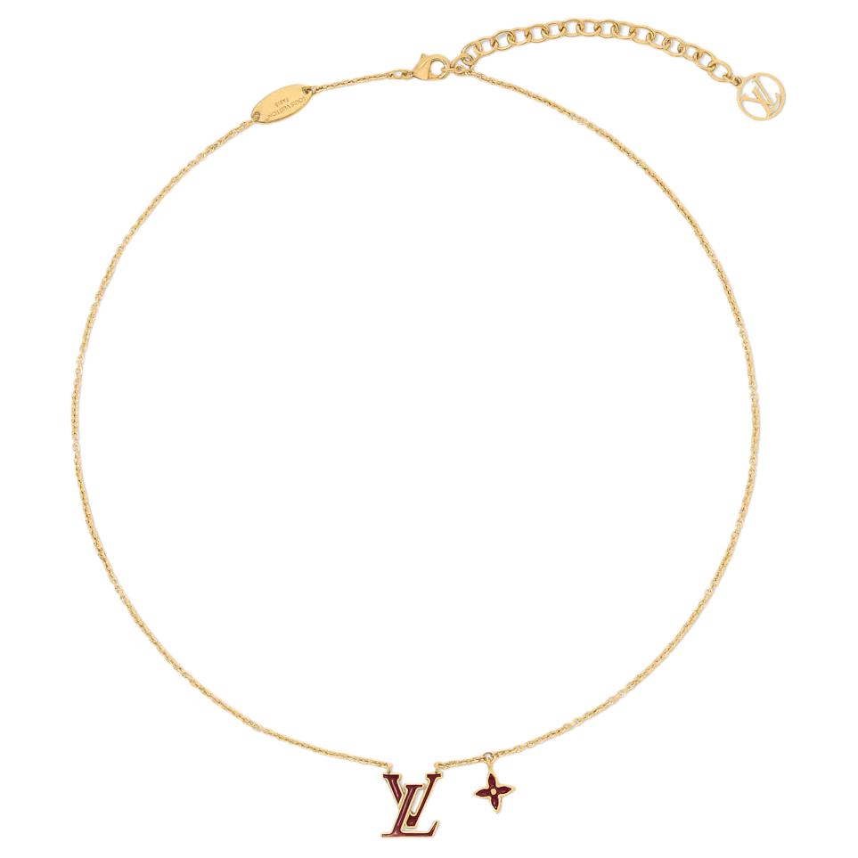 Женское колье Louis Vuitton (золотое)