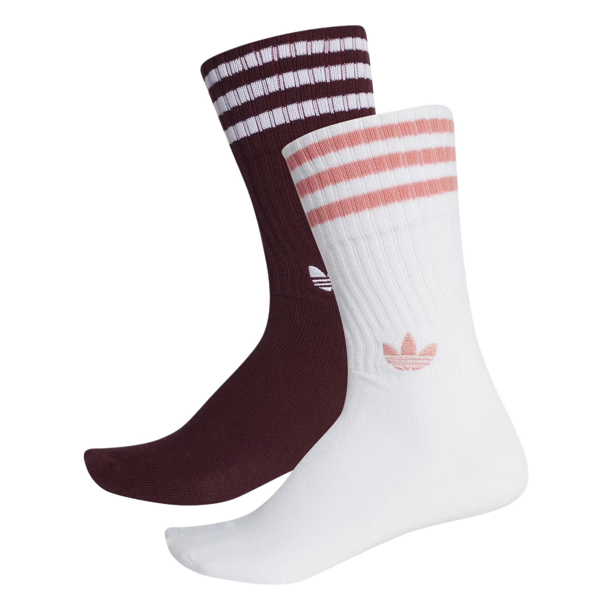 Носки adidas Solid Crew 2 пары (белые)