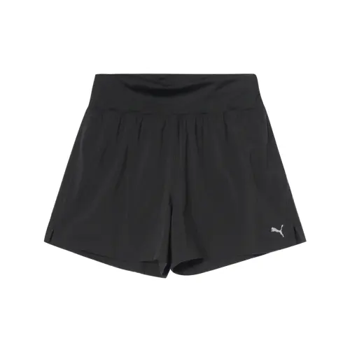 PUMA Sports Shorts Women's Black Moderate Straight Fit Pants