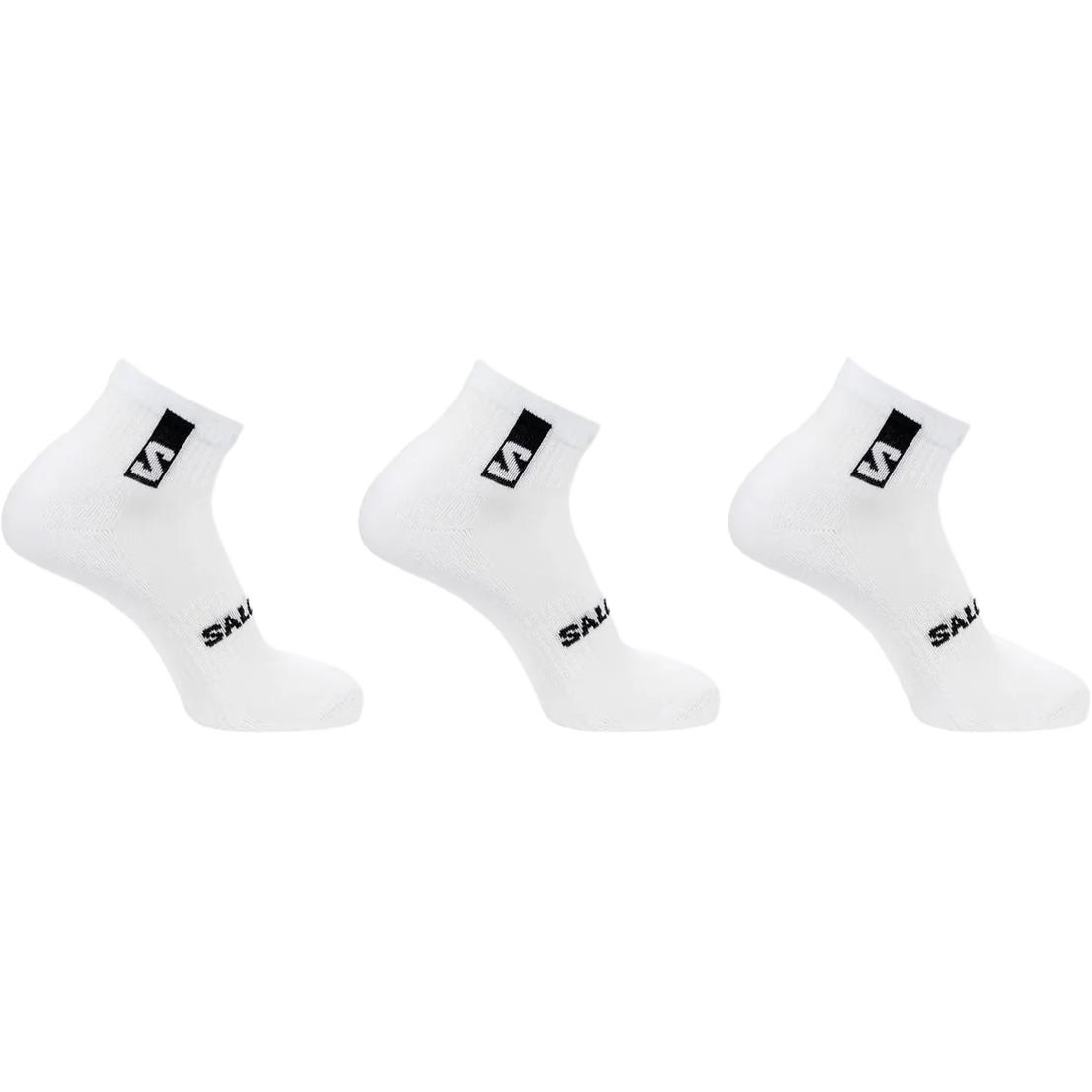 SALOMON Crew Socks Unisex 3 Pack White