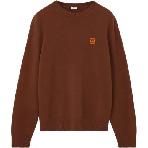 LOEWE Logo Embroidered Crewneck Jumper
