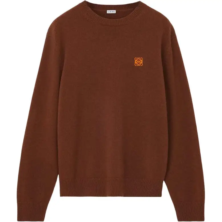 LOEWE Logo Embroidered Crewneck Jumper