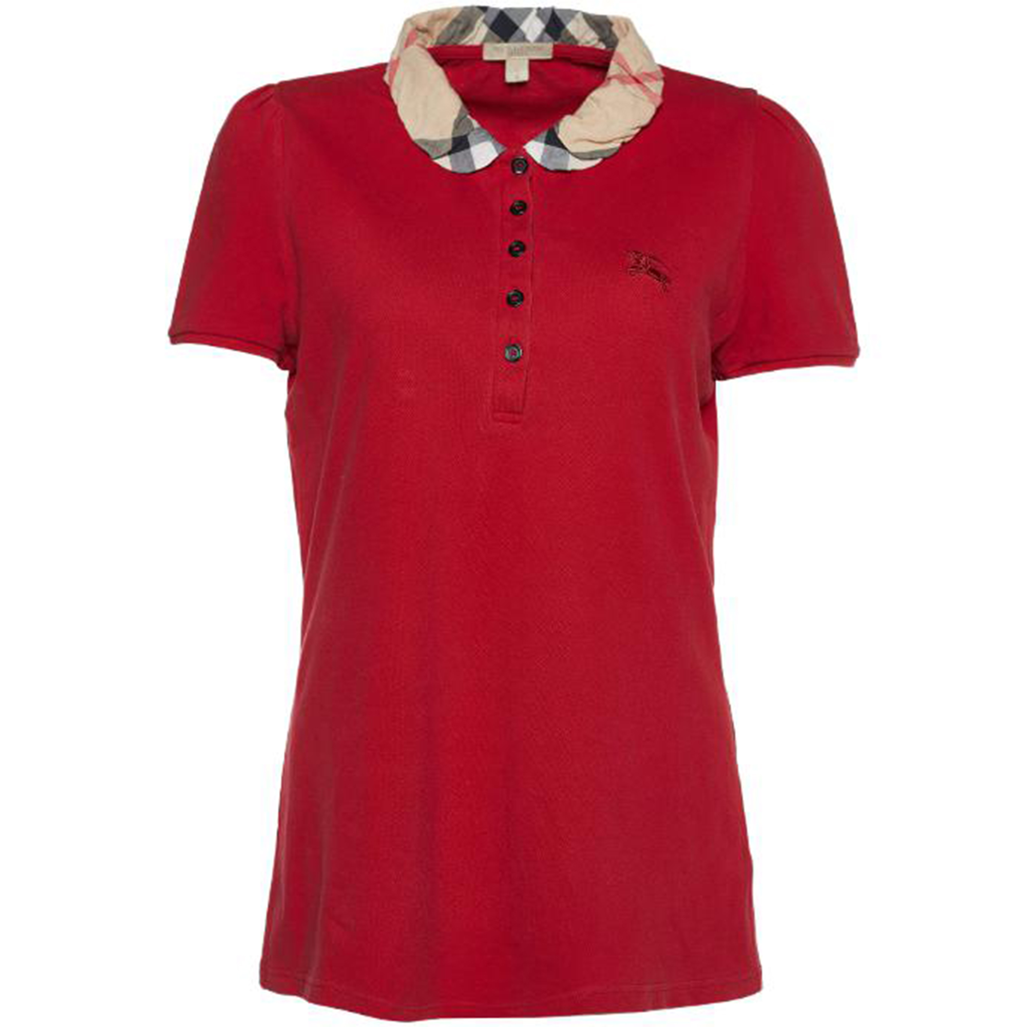 Burberry SS23 Polo Shirt Women's Red