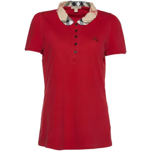 Burberry SS23 Polo Shirt Women's Red