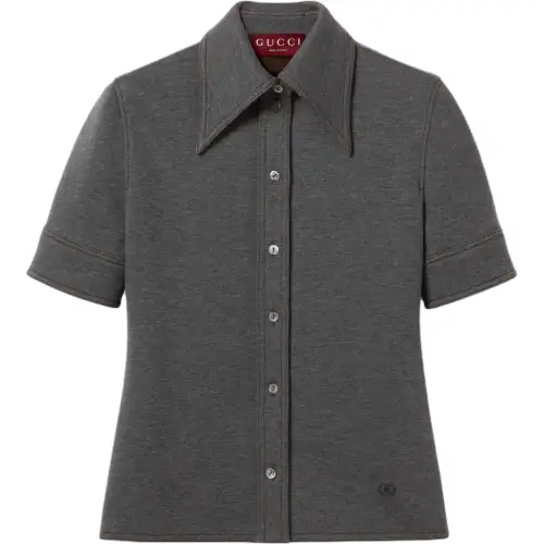 Gucci button collar shirt