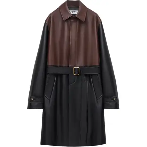 LOEWE FW25 Leather Jacket Men's