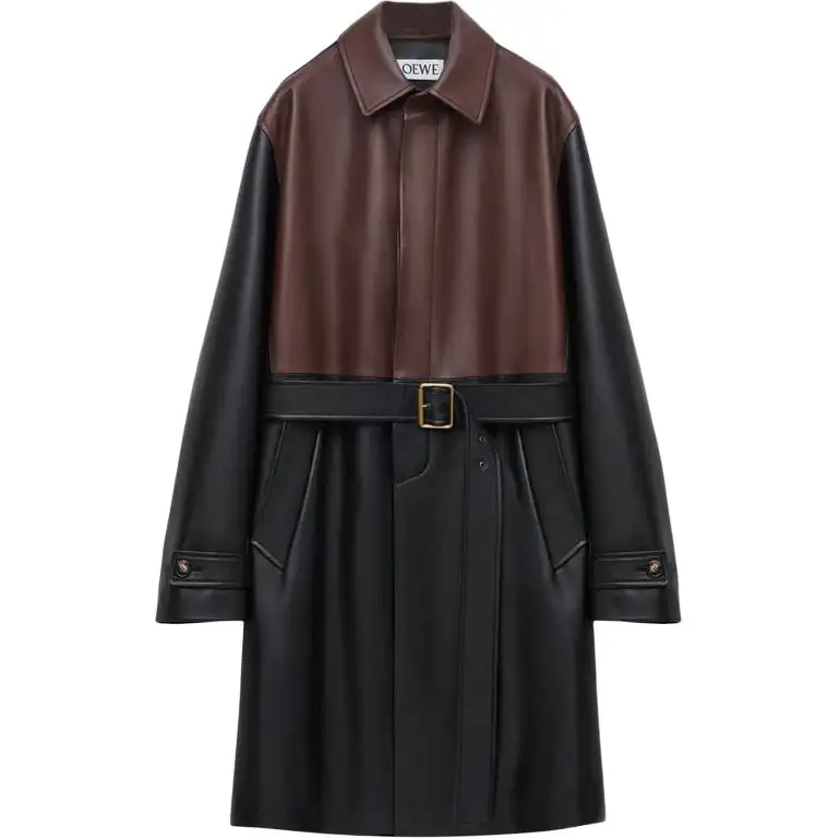 LOEWE FW25 Leather Jacket Men's