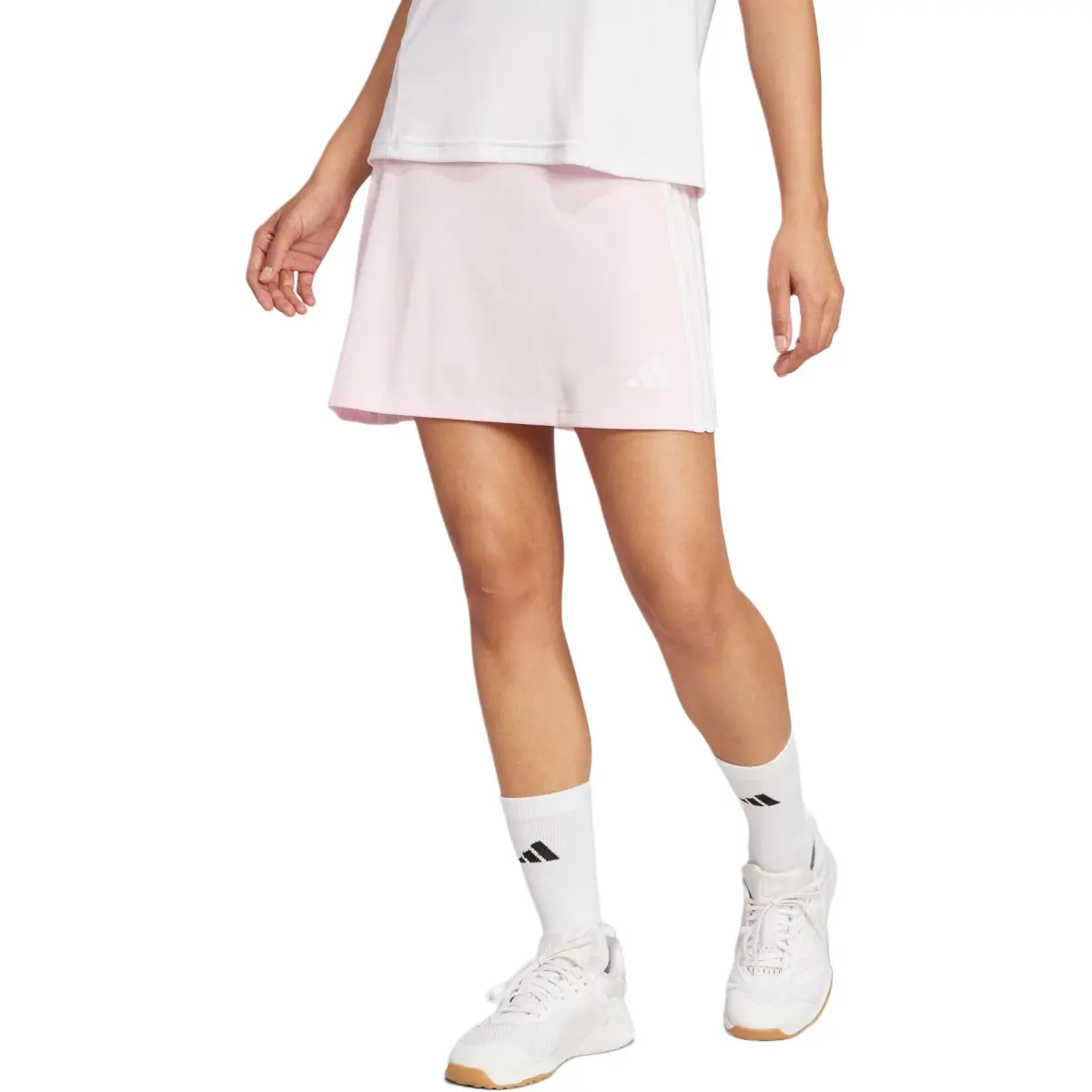 Adidas ESSENTIALS FW25 TRAIN WORKOUT Casual Short Skirts Women's Clear Pink/White