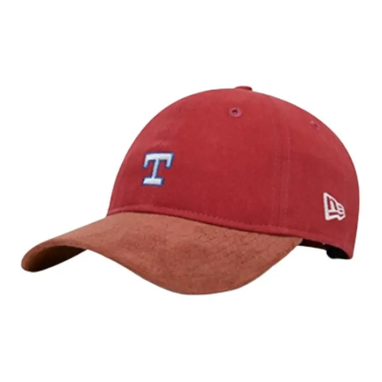 New Era Cotton Baseball Caps Unisex Rusty Red