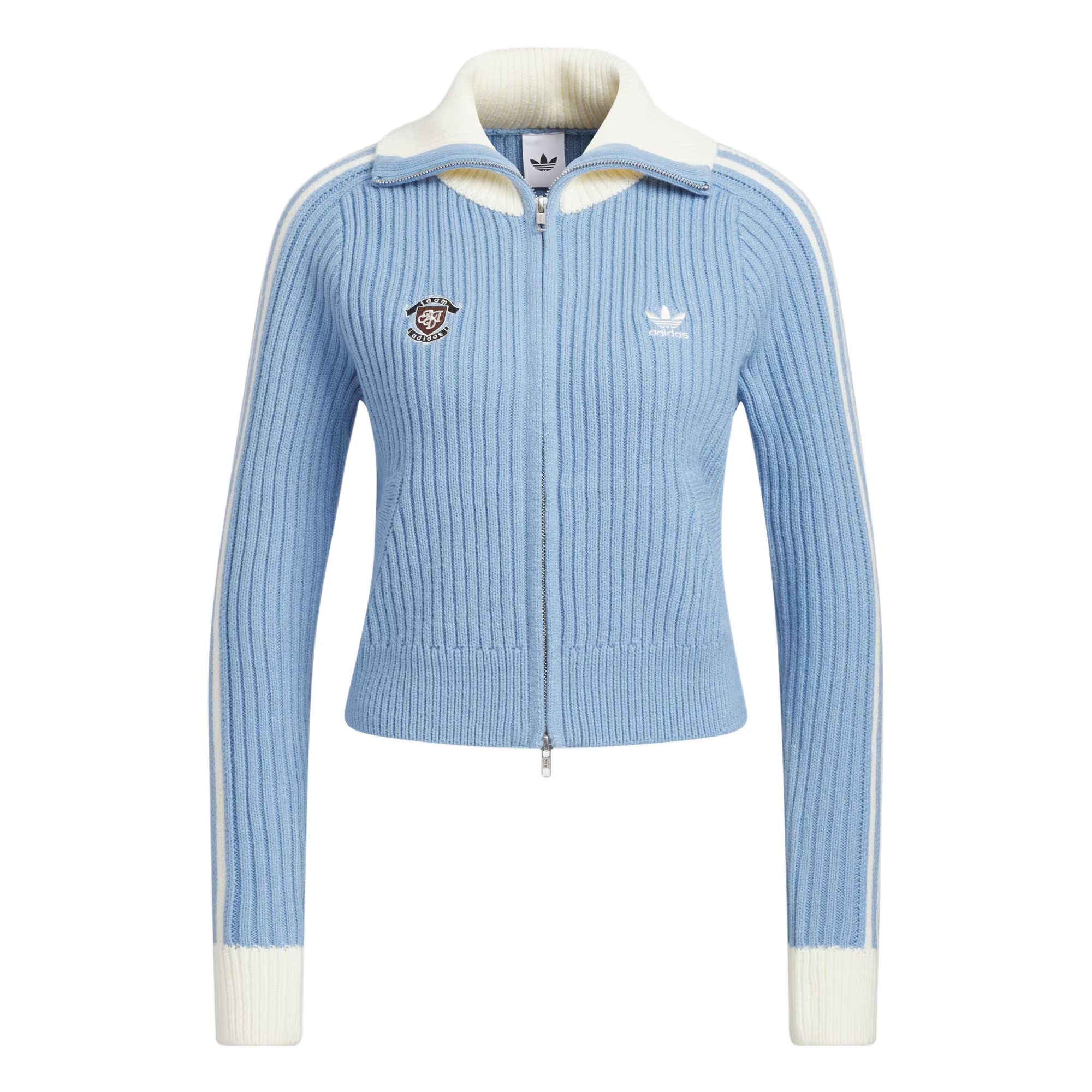 Женская худи adidas TEAM FULLZIP (черная)