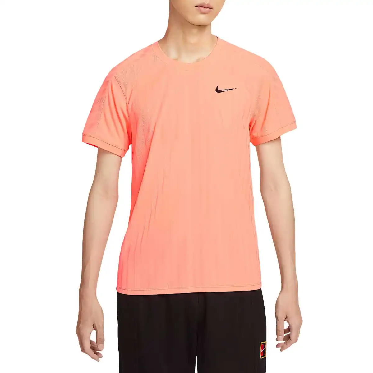 Nike Tennis Tops Men's Mango Crew Neck Moderate