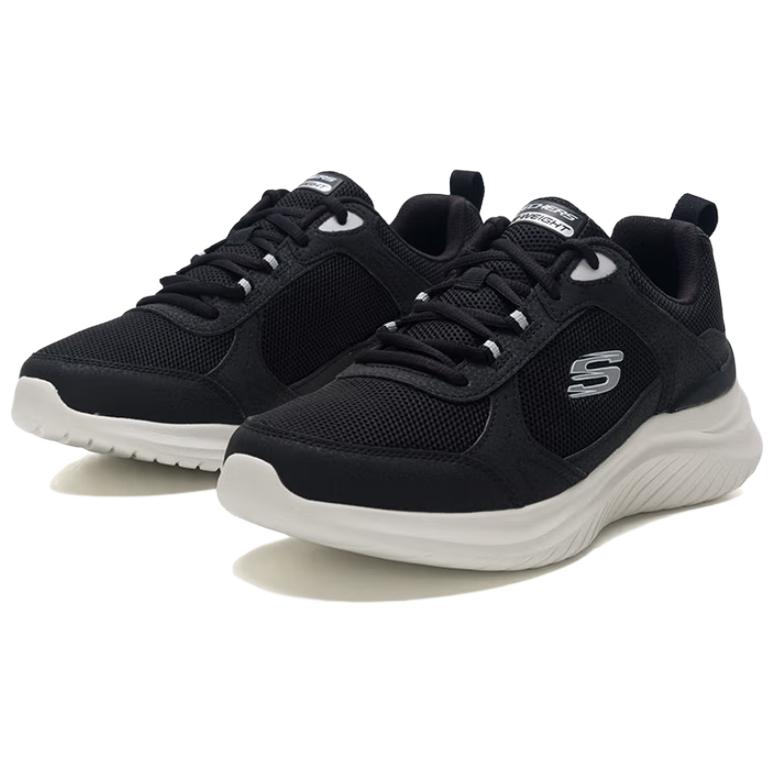 Skechers BURNS 2.0 Abrasion Resistant Breathable Running Shoes Men’s Black White