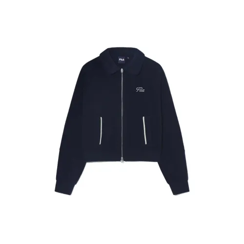 FILA Jackets Women's Blue Lapel Moderate Other