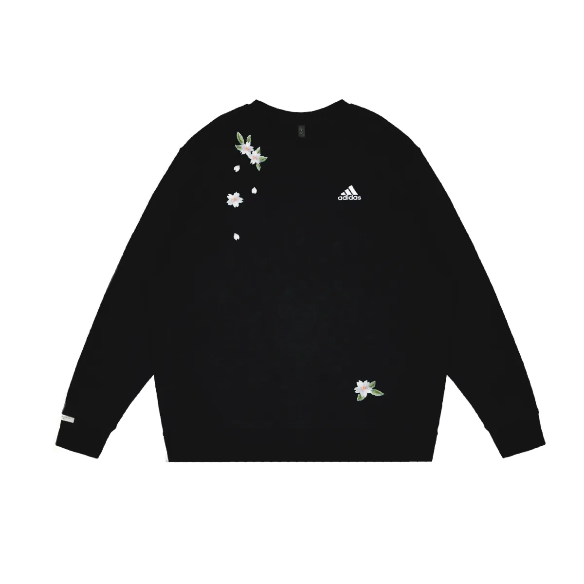 Adidas LABEL Sweatshirts Unisex Black Crew Neck Moderate Regular