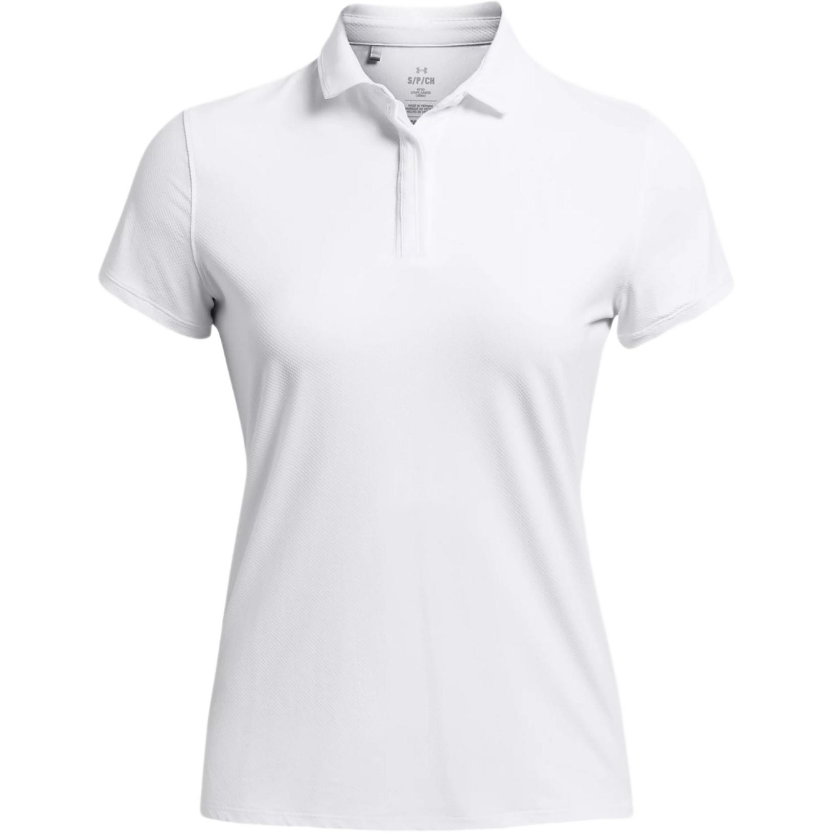 Женская футболка Under Armour Under Armour UA Iso-Chill logoPolo (белый)