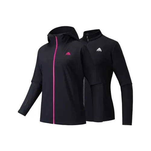 Anta Outdoor Collection Windbreaker Jacket Women's Basic Black