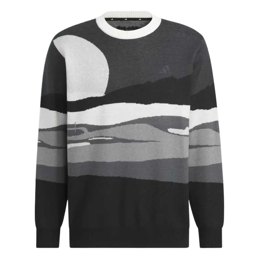 Adidas Sweaters Men's Gray Crew Neck Moderate